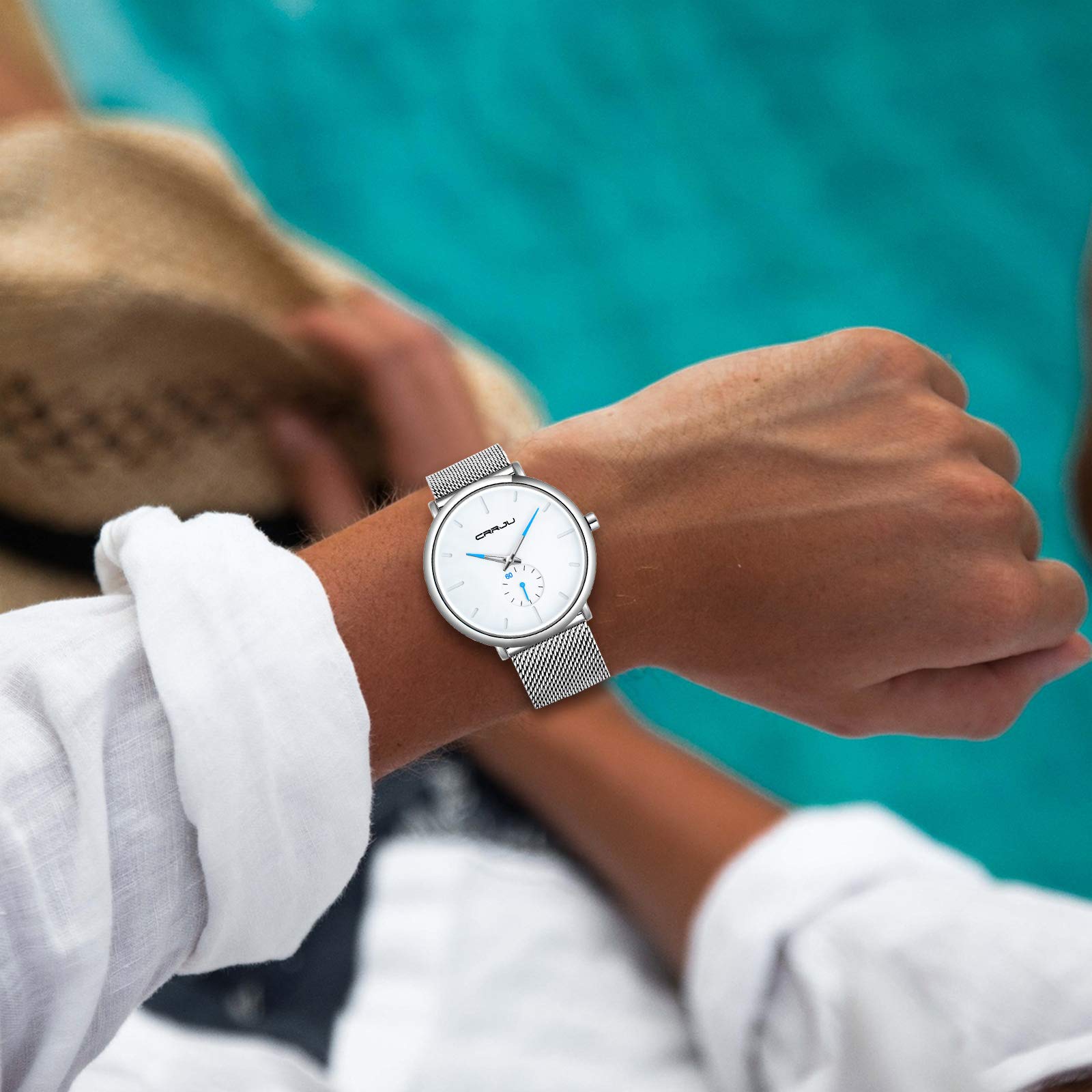 Годинник SUPBRO Чоловічий Нержавіюча сталь Водонепроникний Мінімалістичний Аналоговий Діловий Надтонкий, фото №6 Годинник SUPBRO Чоловічий Нержавіюча сталь Водонепроникний Мінімалістичний Аналоговий Діловий Надтонкий, фото №6