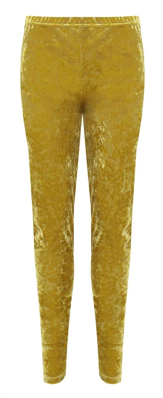 Леггинсы WearAll Plus из жатого велюра, эластичные , низ — 44-54, фото №1