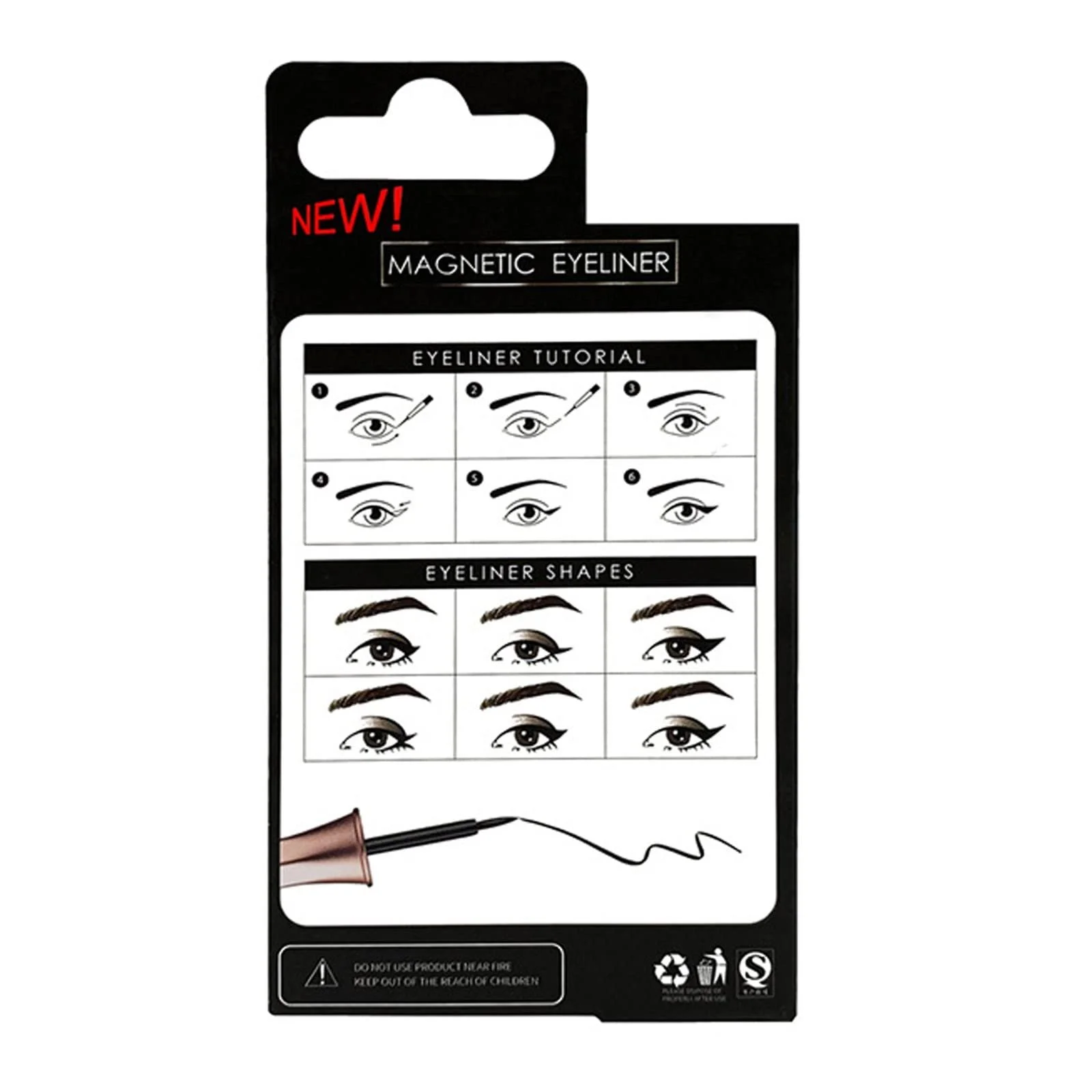 Підводка Tip Magnetic Eyeliner Рідка Чорна, фото №5 Підводка Tip Magnetic Eyeliner Рідка Чорна, фото №5