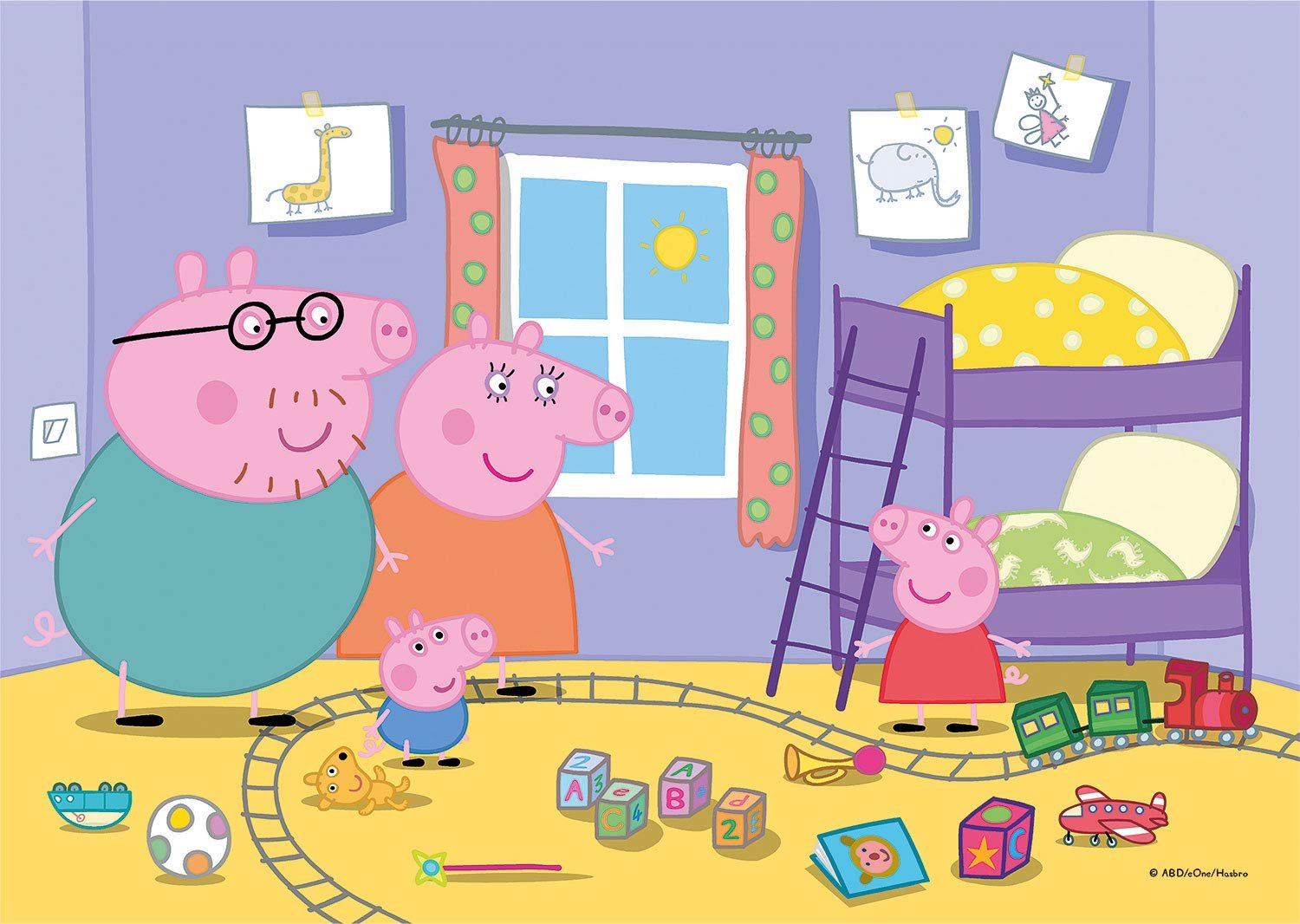 Пазл Clementoni Supercolor Peppa Pig 24778 2 x 20 деталей від 3 років, фото №2