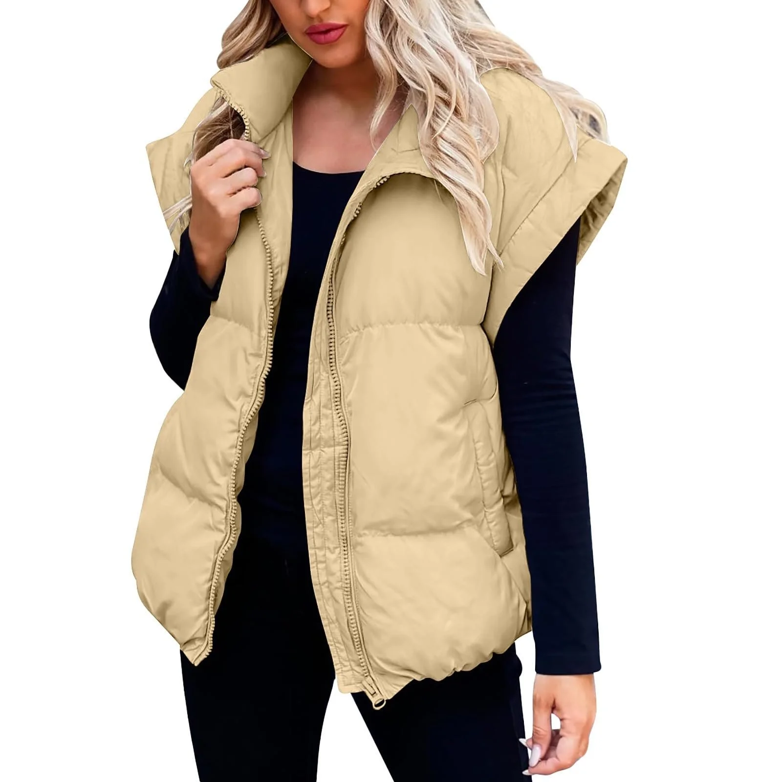 Жилет DKLOVIFU жіночий, утеплений, зимовий, фото №1 Жилет DKLOVIFU жіночий, утеплений, зимовий, фото №1