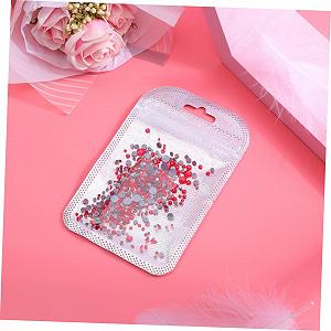 Наклейки для ногтей Кристалл для дизайна ногтей, драгоценные камни для маникюра, наклейки с бриллиантами, плоские камни для ногтей Красный synthetic.ua - Фото 1