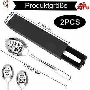 Набір ложок у подарунок на пенсію 2 шт synthetic.ua - Фото 1