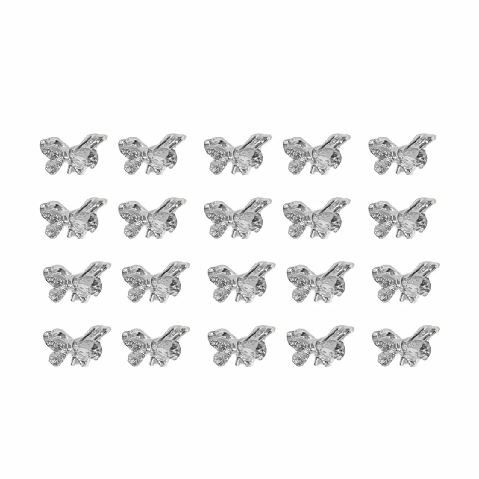 Прикраса для нігтів 3D бантики-гірлянди Моделювання 30 шт, фото №1