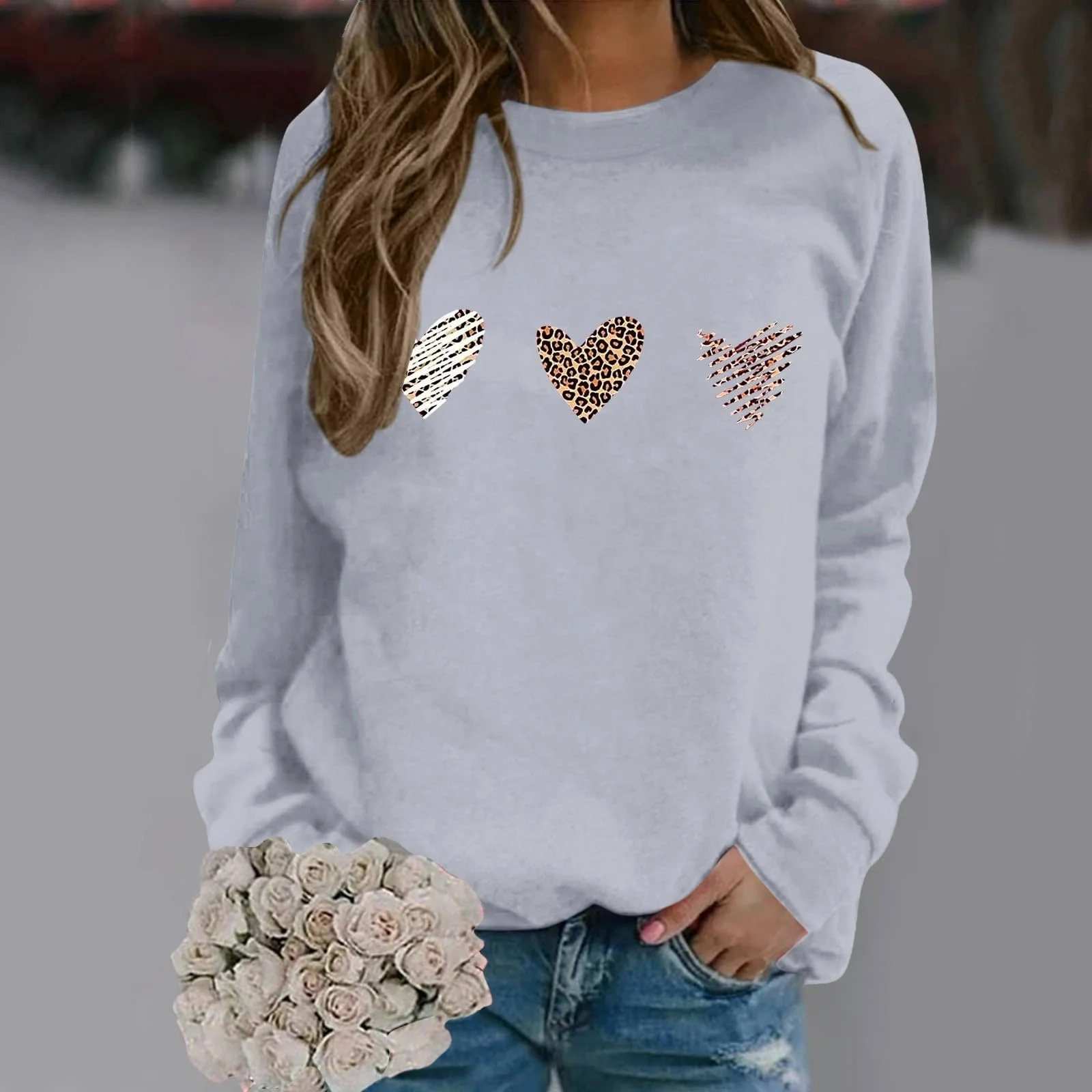 Женская Толстовка на День Святого Валентина, фото №2 Женская Толстовка на День Святого Валентина, фото №2