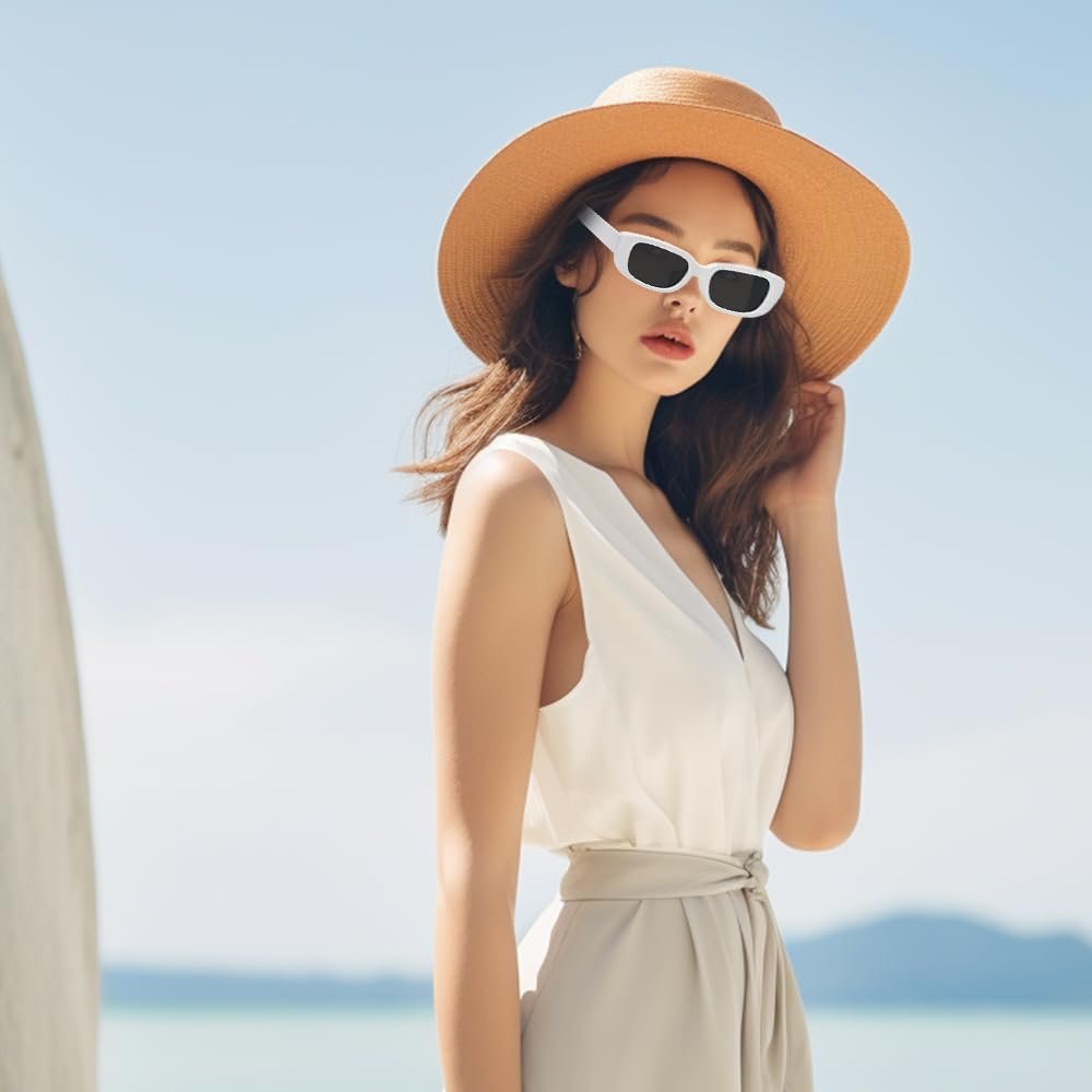 Набор женских винтажных прямоугольных очков AVCXEC, 12 шт., фото №5