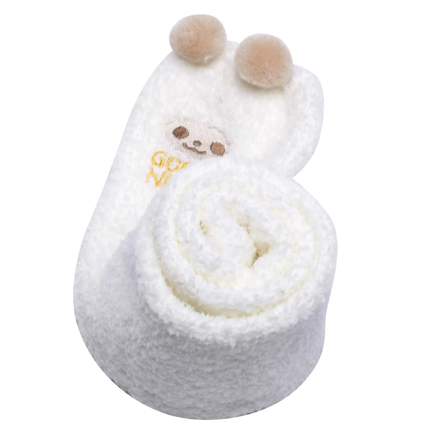 Гольфы LittleForBig С животными из кораллового вельвета в полоску, 2 пары, фото №7