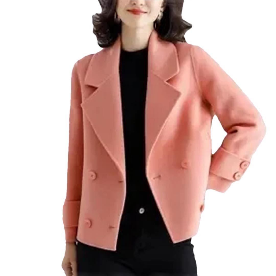 Шерстяное пальто Vsadsau Женское Осень-Зима Двубортное, фото №1