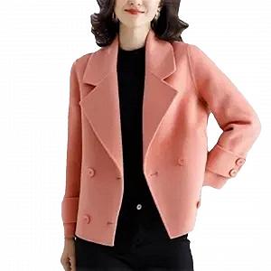 Вовняне пальто Vsadsau Жіноче Осінь-Зима Двобортне - Фото 1