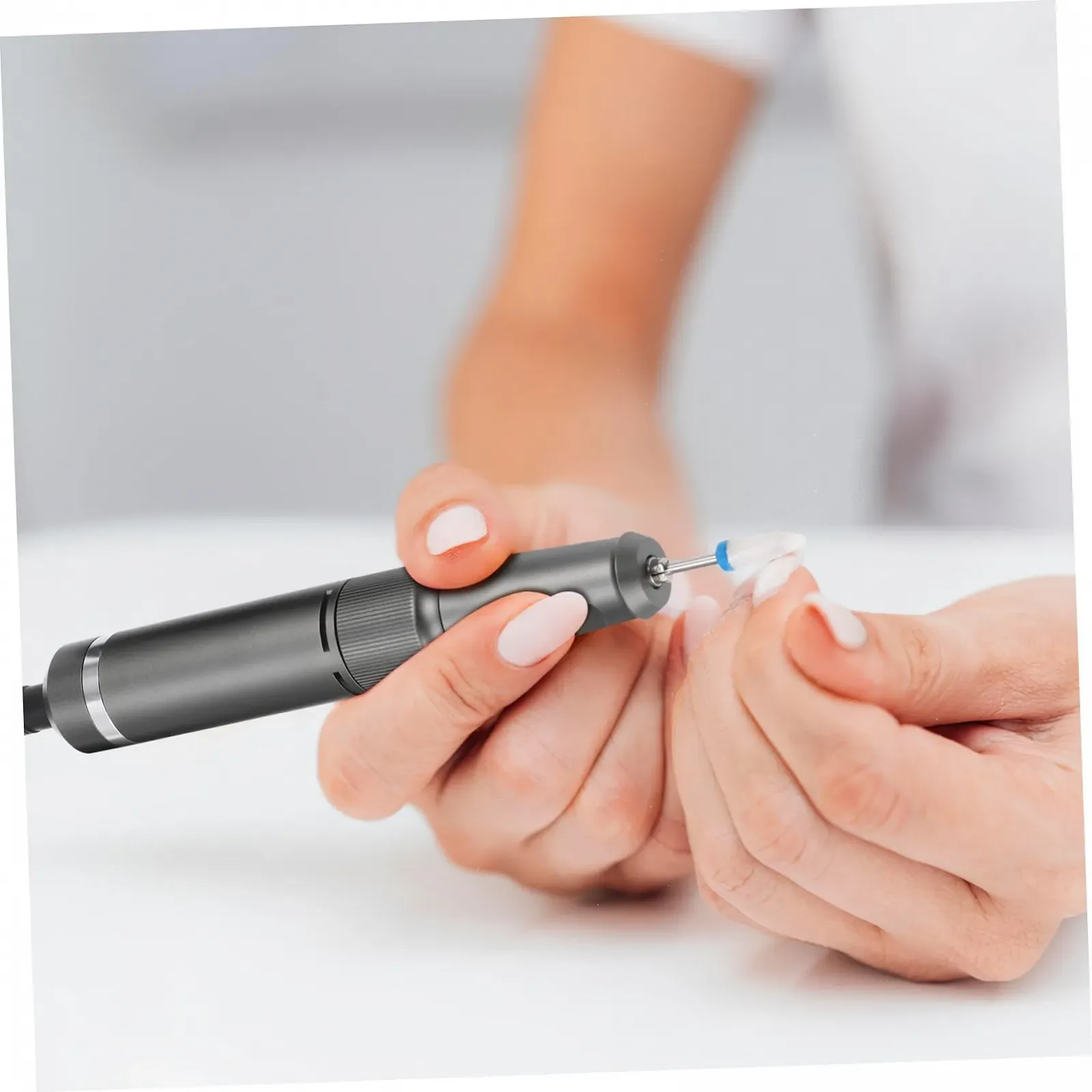 Полировщик для ногтей Healvian Professional Portable 2-в-1 M11 Titanium Grey Cordless, фото №6