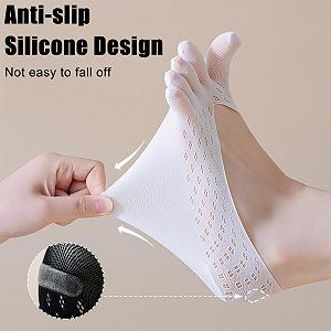 Носки с пальцами 5 пар, Женские носки для тренировок, Нескользящие дышащие носки, Предотвращают тесноту пальцев, Один размер, 5 цветов synthetic.ua - Фото 1