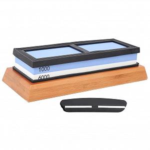 Точильний камінь Двосторонній Білий корунд 1000/1600 Грит - Фото 1