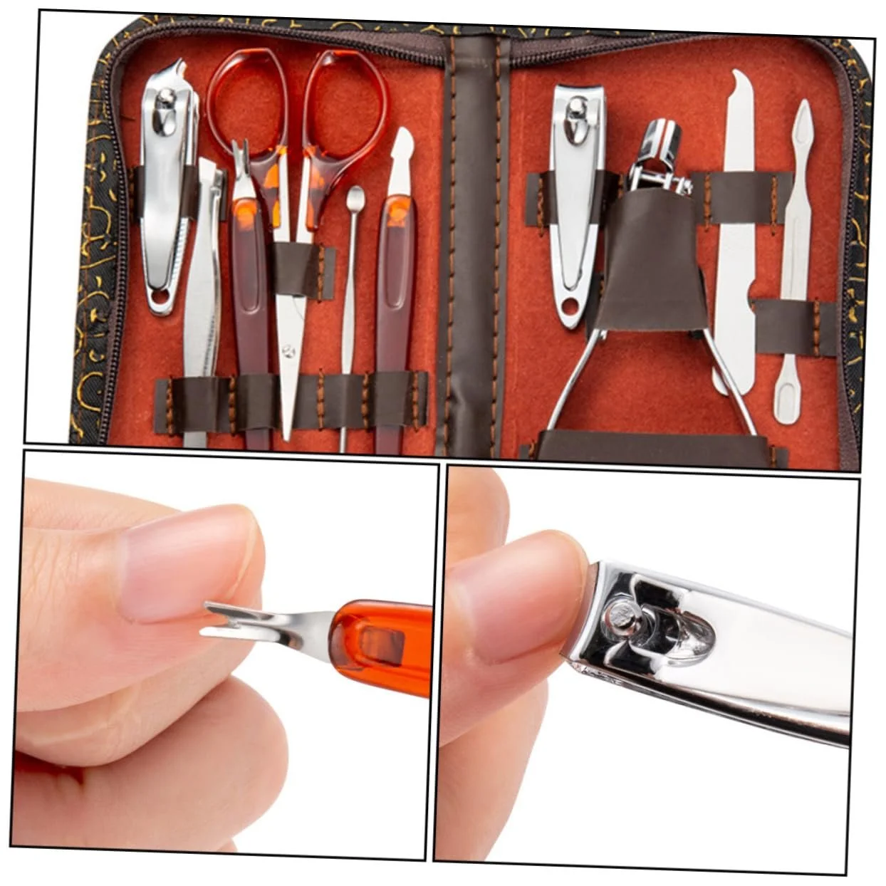 Набор для маникюра Healvian 1satz Инструменты для ухода за ногтями Портативный и легкий для дома и путешествий, фото №3 Набор для маникюра Healvian 1satz Инструменты для ухода за ногтями Портативный и легкий для дома и путешествий, фото №3