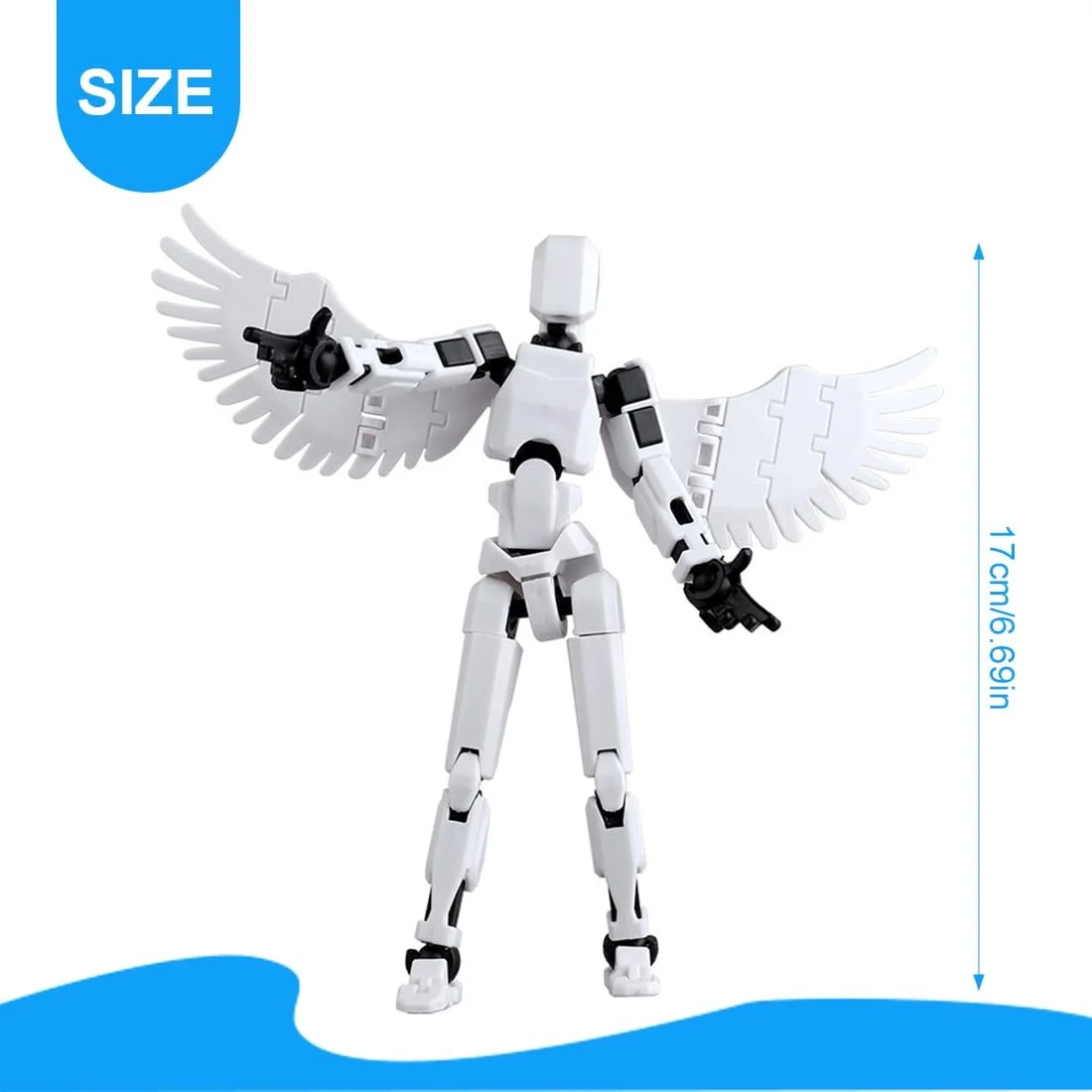 Екшн-фігурка JAWUZ Hiros 13 Titan 13 3D Printed Білий, фото №2