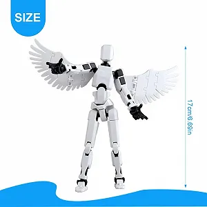 Екшн-фігурка JAWUZ Hiros 13 Titan 13 3D Printed Білий synthetic.ua - Фото 1