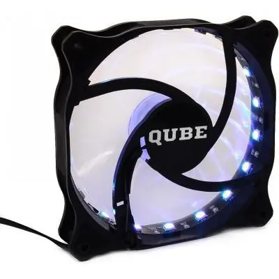 Кулер для корпуса Qube QB-RGB-120-18, фото №1