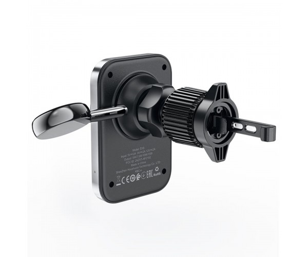 Тримач для мобiльного з БЗП ACEFAST D18 in-car 2-in-1 magnetic wireless charging holder Black, фото №2 Тримач для мобiльного з БЗП ACEFAST D18 in-car 2-in-1 magnetic wireless charging holder Black, фото №2