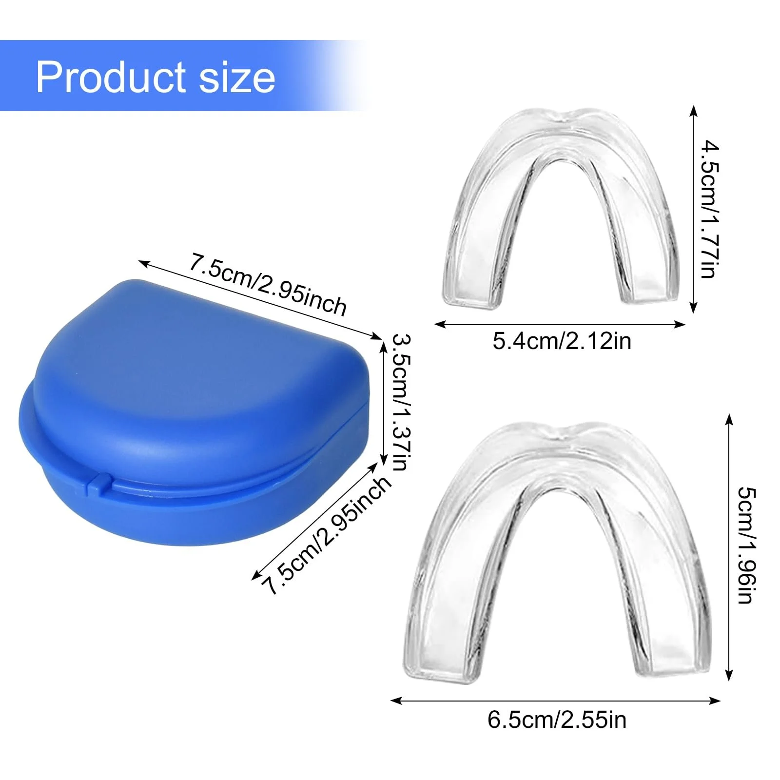 Капа для захисту від бруксизму (4 шт. в упаковці), фото №2