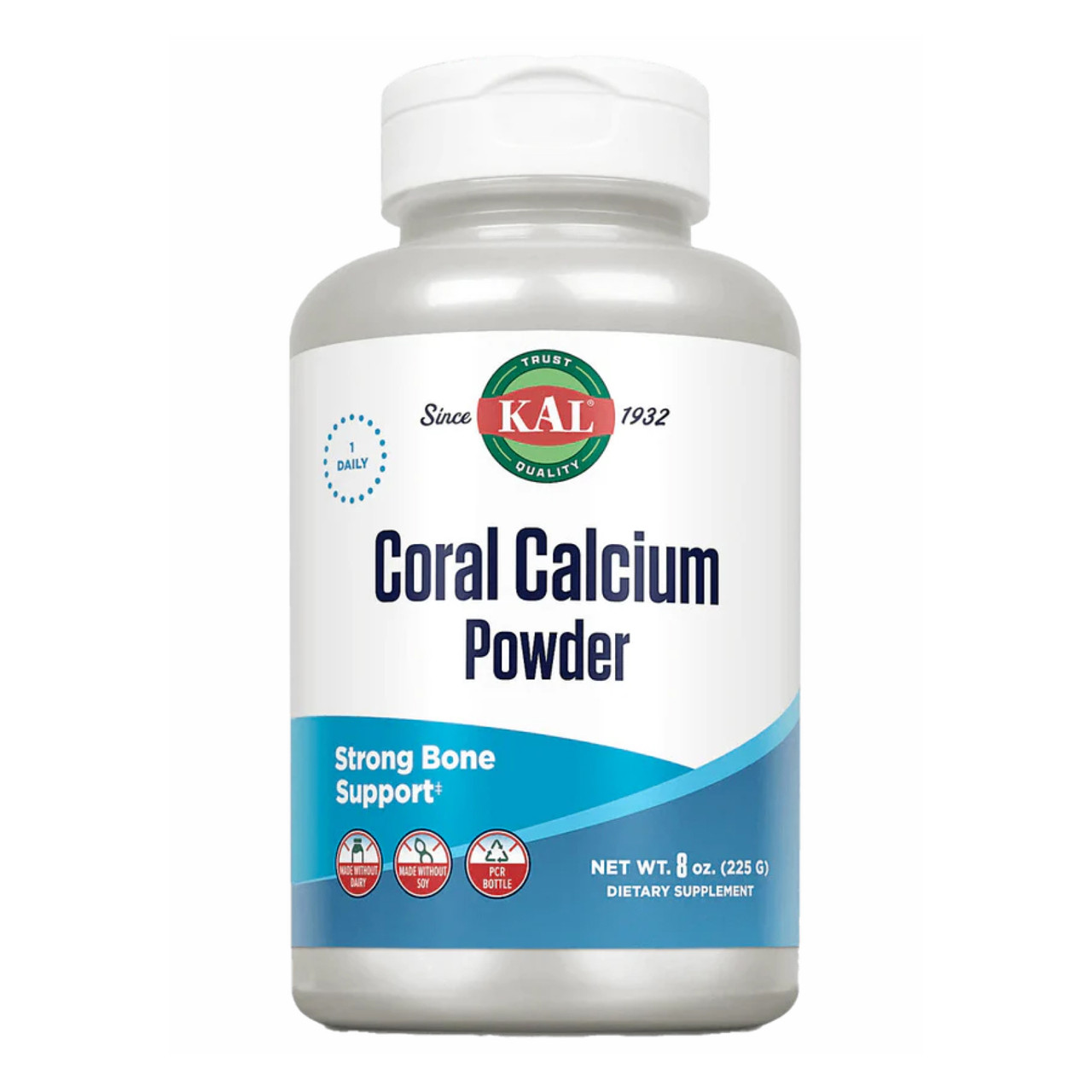 Coral Calcium Powder 1000mg 8oz, фото №1