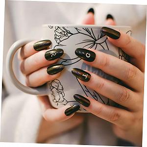 Набор для ногтей Алфавит Украшения для ногтей Кристалл Стразы для ногтей в виде заглавных букв Подвеска для маникюра Miss Charm synthetic.ua - Фото 1