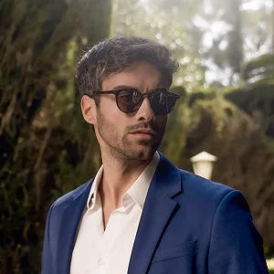 Поляризовані сонцезахисні окуляри ZENOTTIC для жінок і чоловіків, маленькі круглі, модні ретро, захист від УФ-випромінювання synthetic.ua - Фото 1