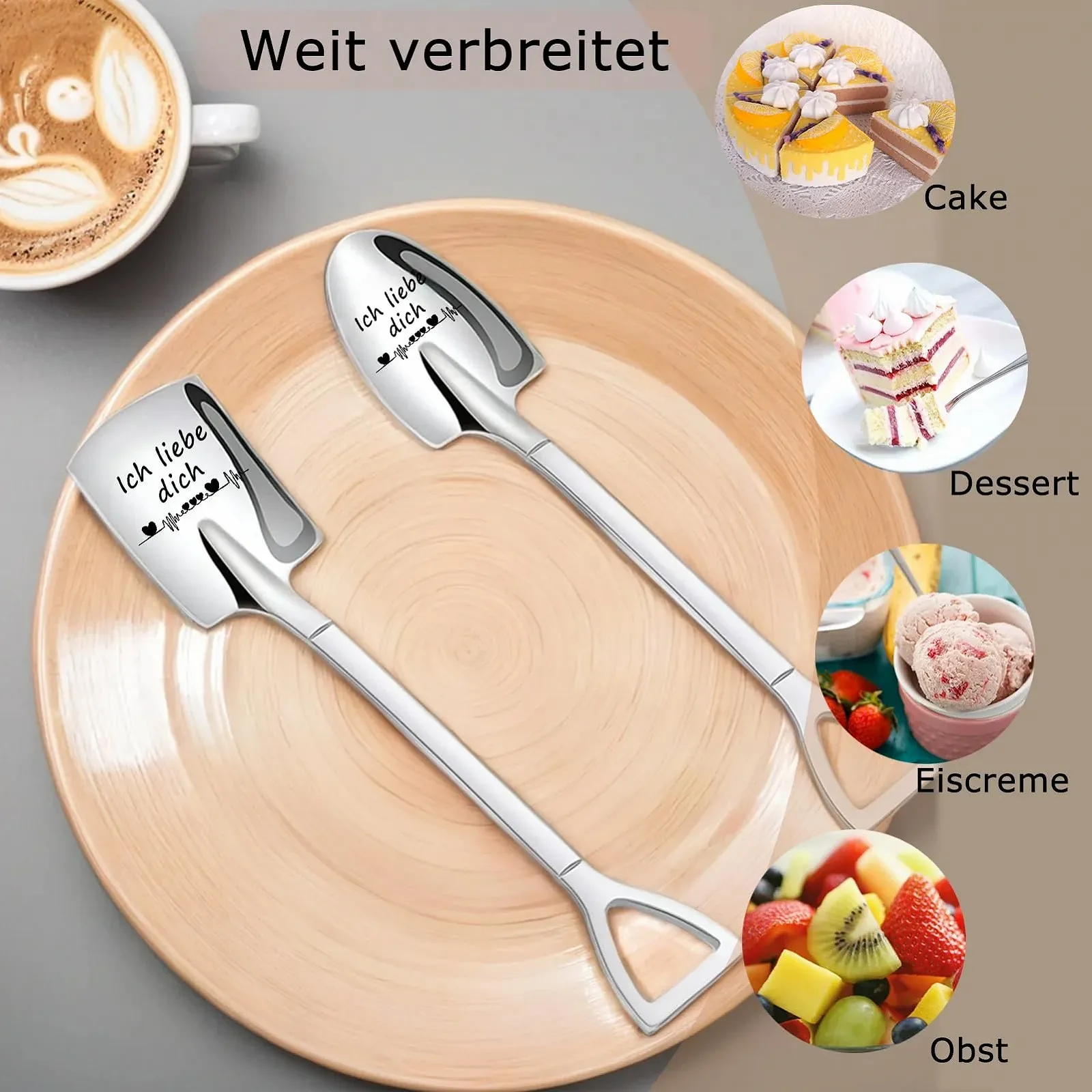 Ложка I Love You Подарунки для пар, 2 шт., фото №4