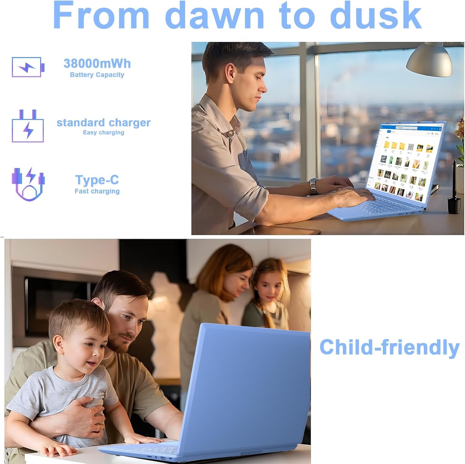 Ноутбук 16" NOTODD N600 Intel Celeron N5095 RAM 12GB SSD 512GB Windows 11, фото №8