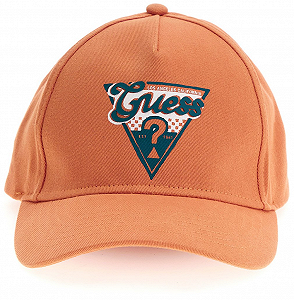 Бейсболка GUESS JEANS / Теракотова / ONE SIZE - Фото 1