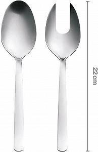 Набор Салатные Ложки Fiskars Functional Form 2 шт. Качественная Сталь Серебристый/Матовый synthetic.ua - Фото 1