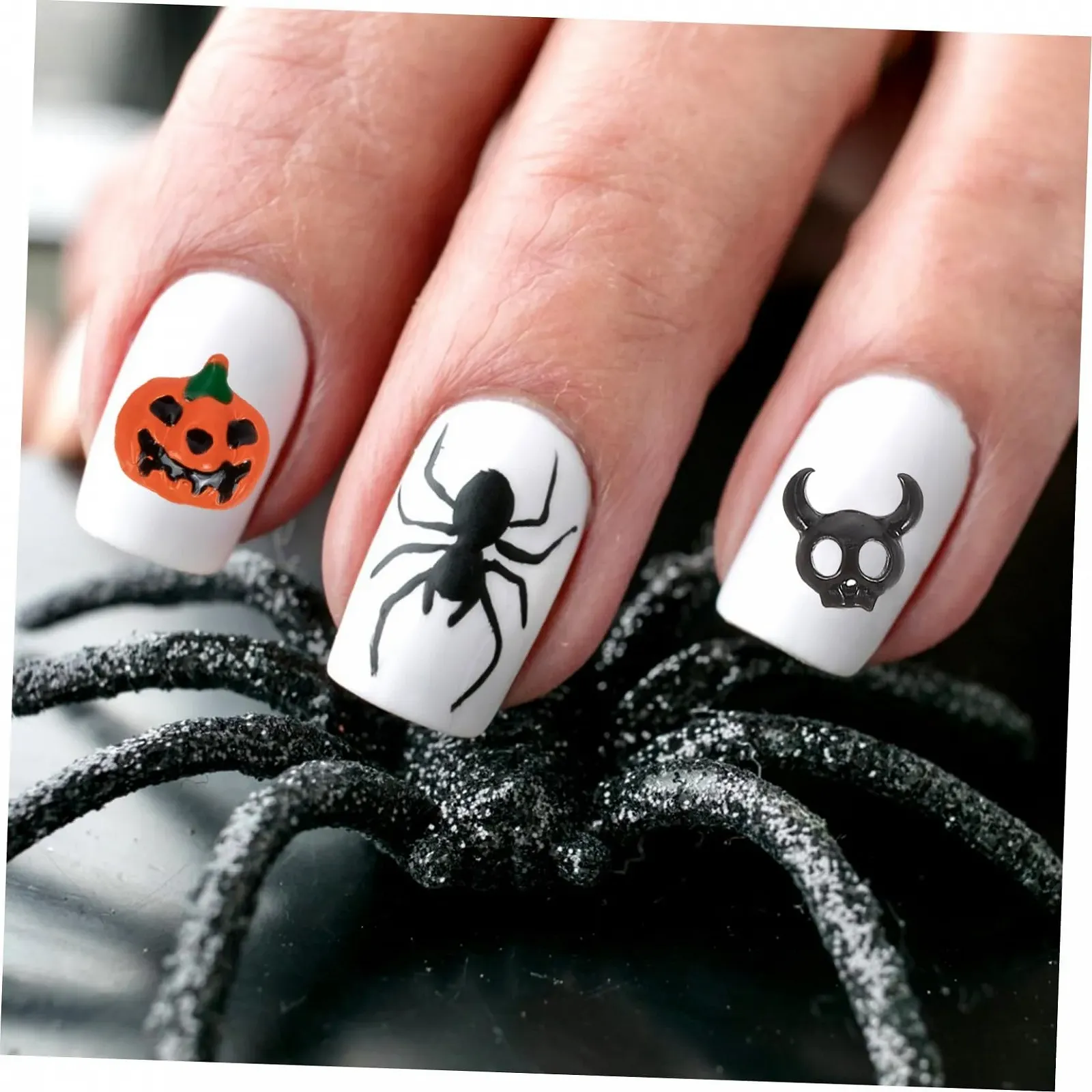 FRCOLOR 60 шт. Аксесуари для нігтів на Хелловін, фото №7