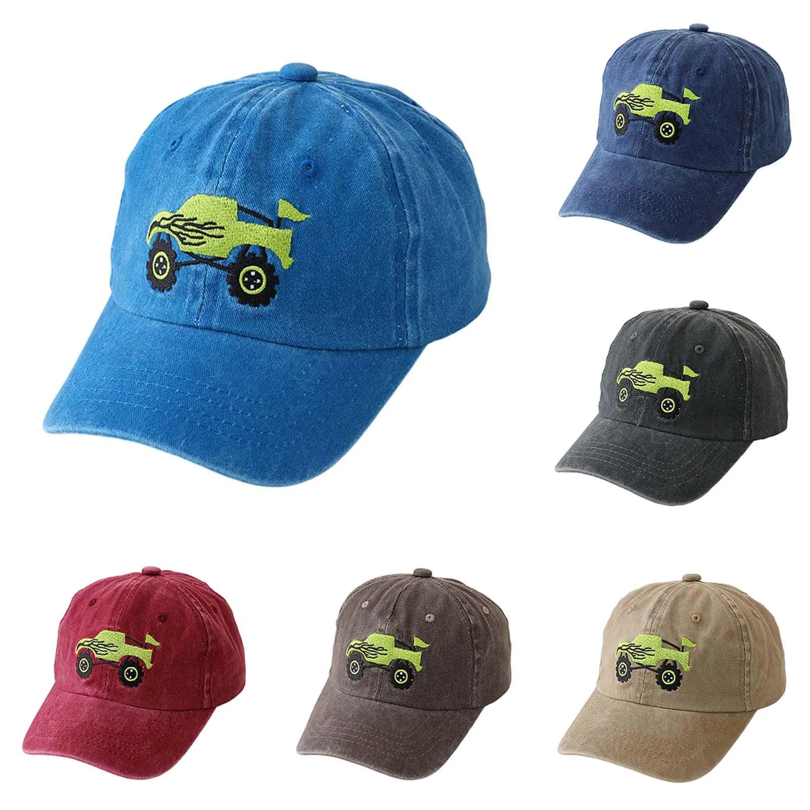 Бейсболка 2025 дитяча літня тракер з мультфільмом та блискітками для хлопчиків та дівчаток, фото №2