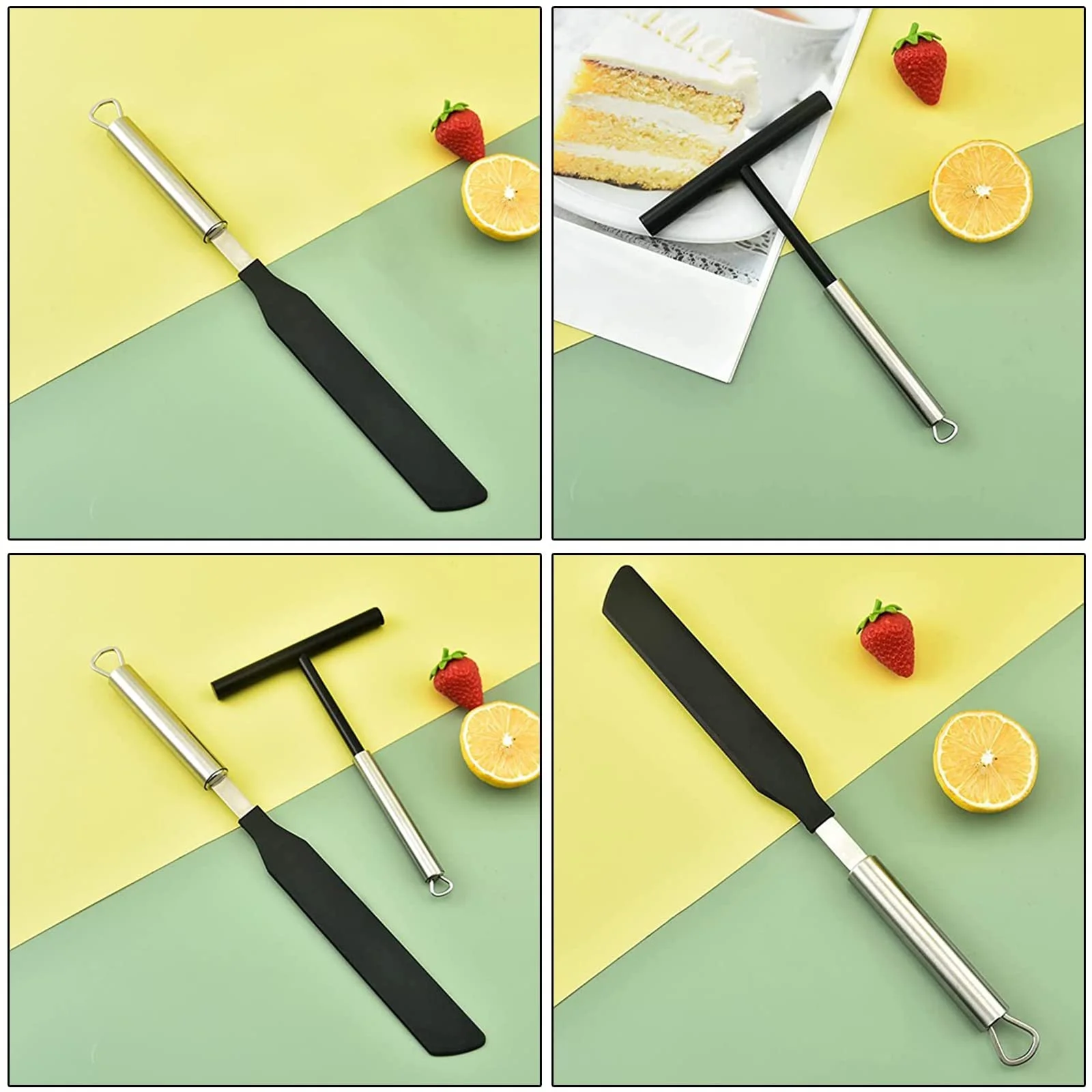 Распределитель для блинов и лопатка 35 см нержавеющая сталь, фото №6