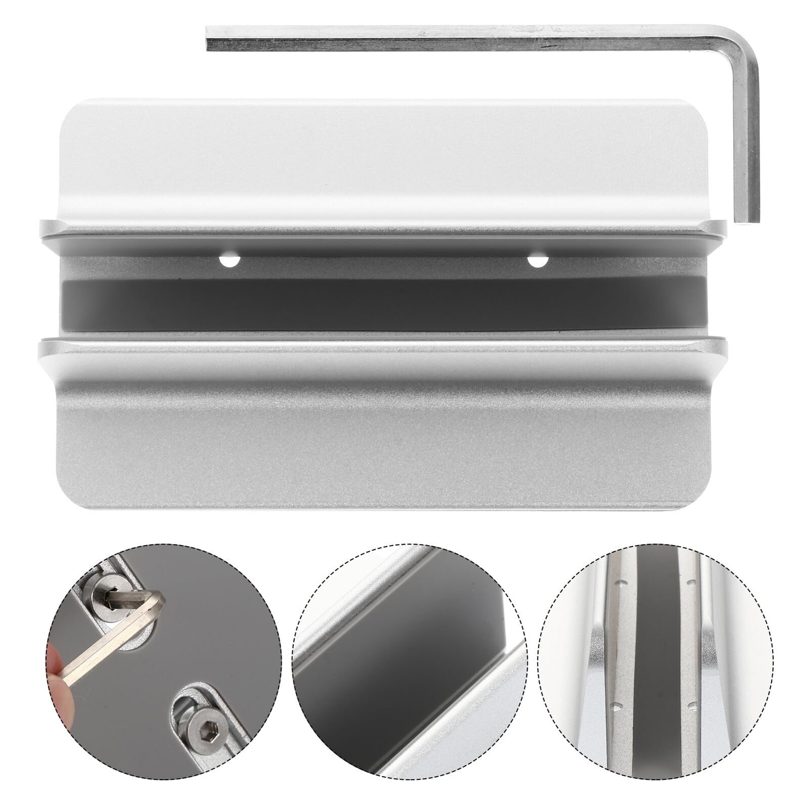 Вертикальна Підставка для Ноутбука з Алюмінієвого Сплаву Регульована Одинарна, фото №2 Вертикальна Підставка для Ноутбука з Алюмінієвого Сплаву Регульована Одинарна, фото №2