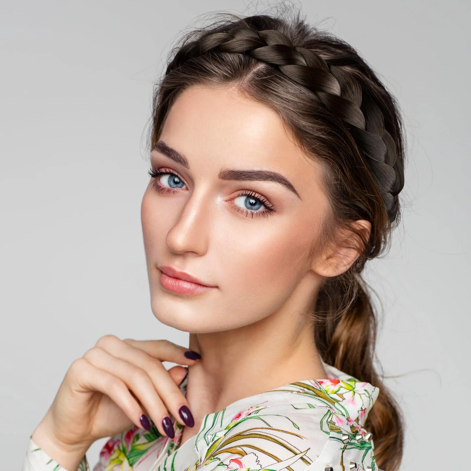 Пов'язка для волосся плетений жіночий, фото №6