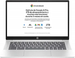 Ноутбук 14" HP Chromebook (14a-nf0001ns) Intel N100 RAM 8GB eMMC 128GB 11год батарея ChromeOS - Фото 1