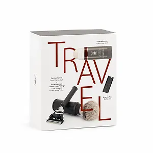 Купить Подарочный набор для бритья MÜHLE Travel R 536 F дорожный 5 предметов Черный анодированный алюминий - Фото 1 Подарочный набор для бритья MÜHLE Travel R 536 F дорожный 5 предметов Черный анодированный алюминий - Фото 1