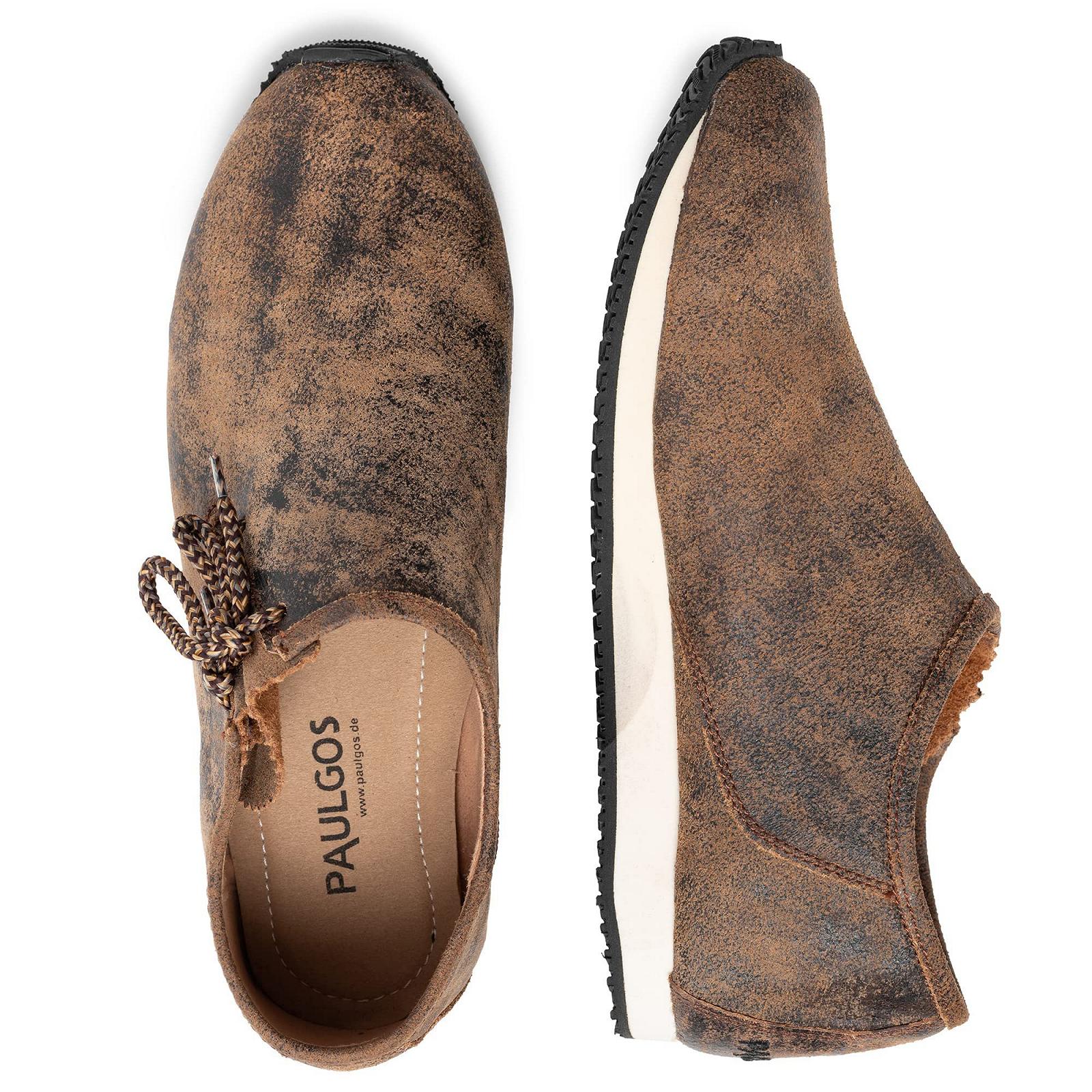 Кроссовки PAULGOS Мужские, Натуральная Кожа, Повседневные, Традиционный Стиль, 3 Цвета, Размер 39-47, фото №4