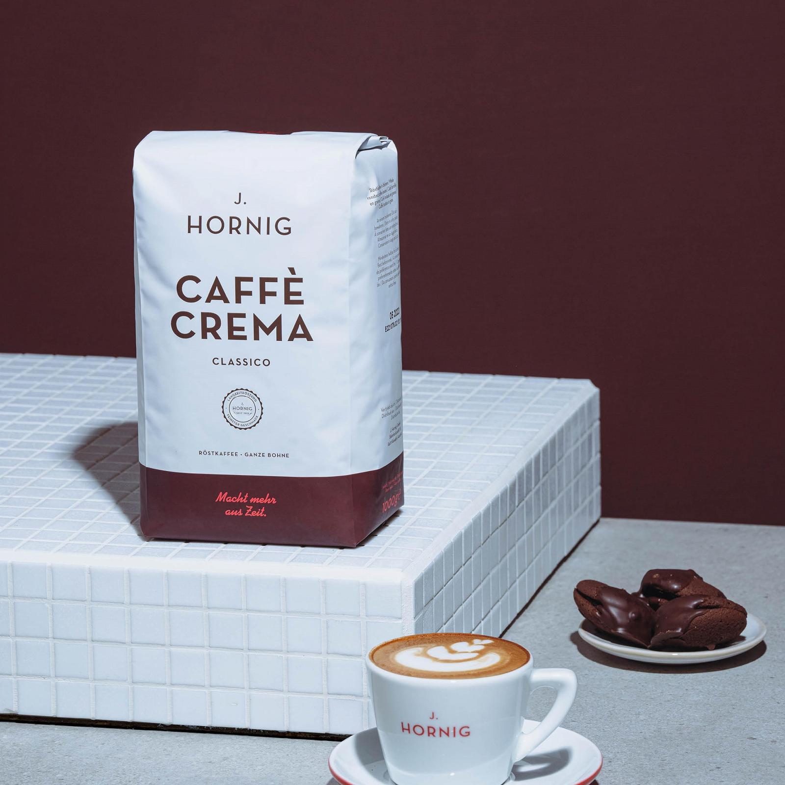 Зерновой Кофе J. Hornig Espresso Caffè Crema Classico 1 кг, фото №2
