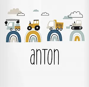 Скарбничка Будівельний майданчик Трактор Екскаватор Кран Самоскид Вантажівка Бульдозер synthetic.ua - Фото 1