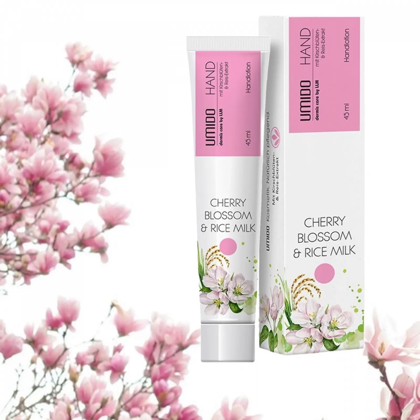 Лосьйон для рук Umido 45 мл Cherry Blossom & Rice Milk, фото №1 Лосьйон для рук Umido 45 мл Cherry Blossom & Rice Milk, фото №1
