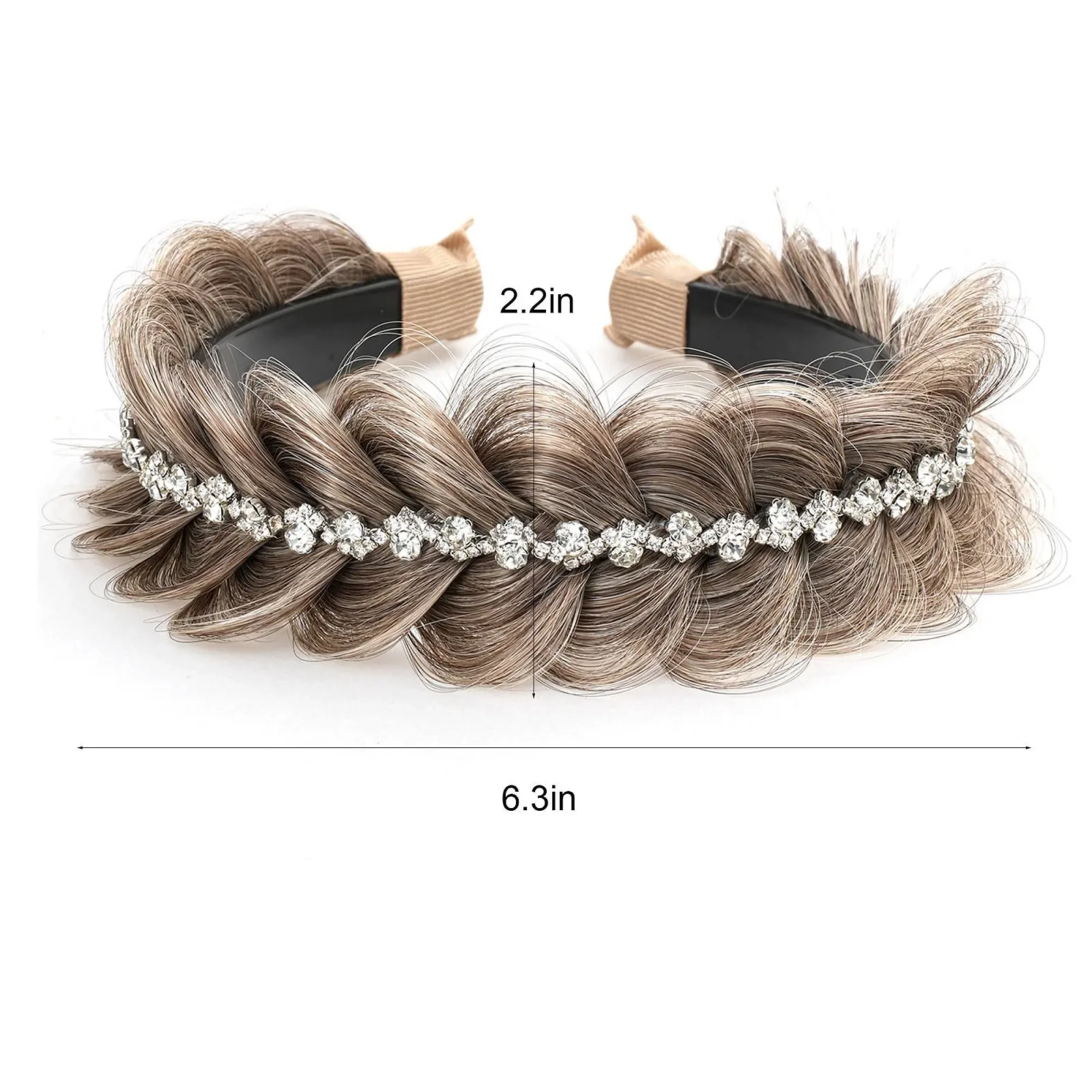 Обруч для волосся плетений TOECWEGR, фото №2