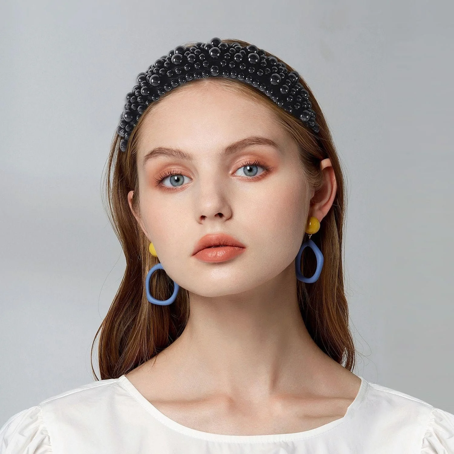 Обруч Модный Черный, фото №5