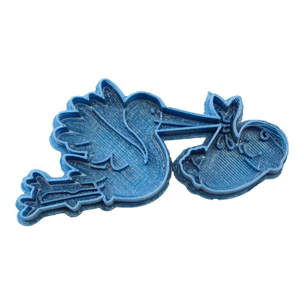 Форма для печива Cuticuter Occasions Лелека 8 x 7 x 1.5 см Блакитний, фото №1 Форма для печива Cuticuter Occasions Лелека 8 x 7 x 1.5 см Блакитний, фото №1