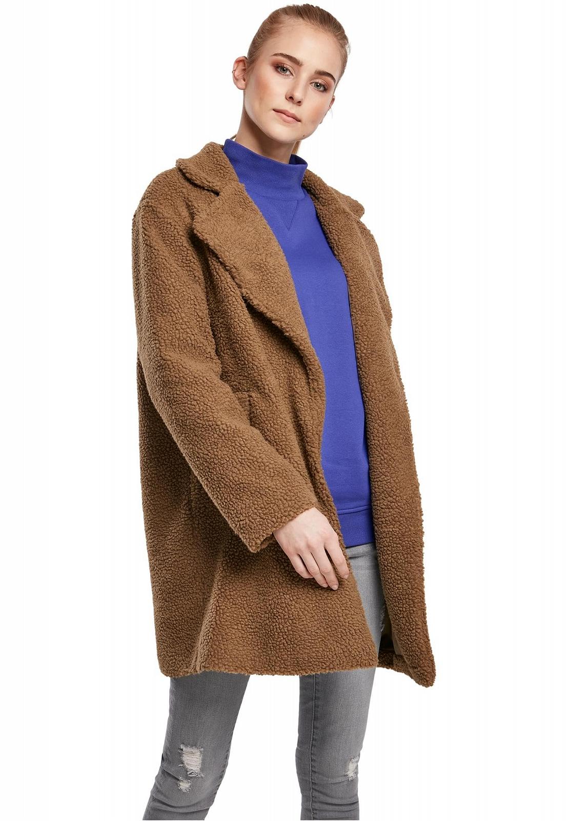 Зимняя куртка Urban Classics Женская куртка Oversized Sherpa с застежкой на крючки и петли Размер от, фото №1 Зимняя куртка Urban Classics Женская куртка Oversized Sherpa с застежкой на крючки и петли Размер от, фото №1