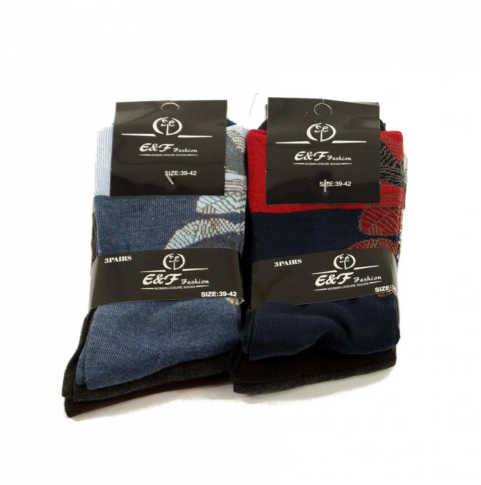 Шкарпетки Жіночі Бавовняні з квітковим візерунком Різнокольорові, 6 пар, фото №2 Шкарпетки Жіночі Бавовняні з квітковим візерунком Різнокольорові, 6 пар, фото №2