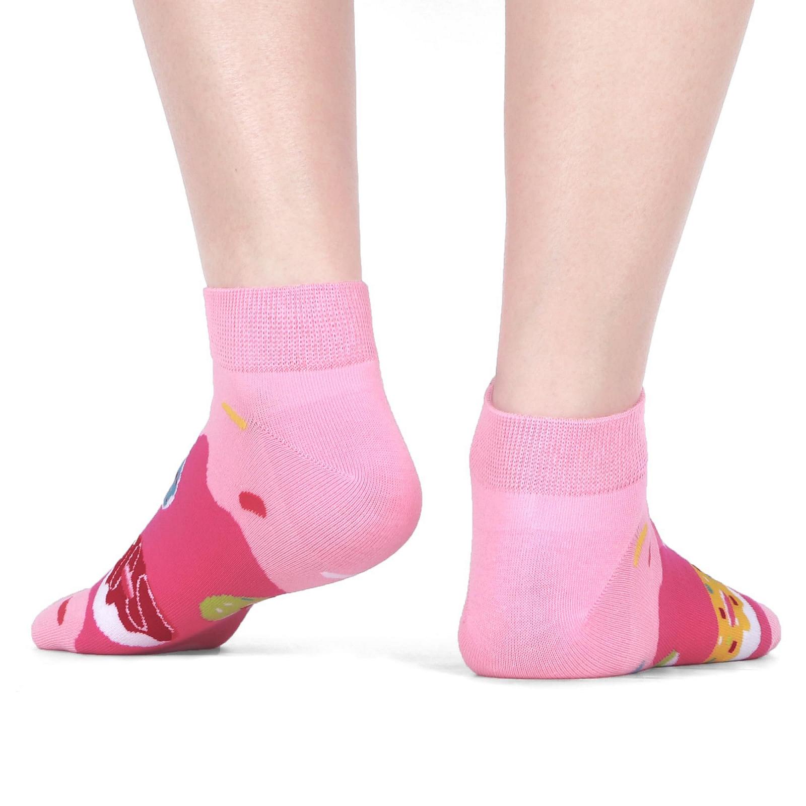 Носки WeciBor, 12 пар, цветные, забавные, короткие, хлопковые, повседневные, фото №6