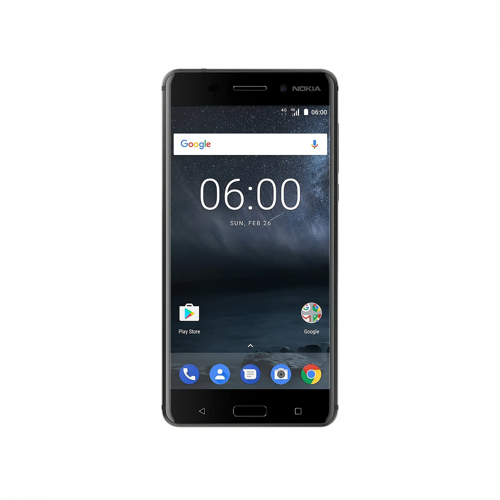 Смартфон Nokia 6 Dual SIM 2017 5,5 дюймов 32ГБ 16Мп Android 7.0 Silver/White, фото №1
