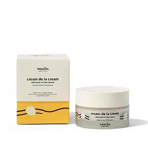Крем для обличчя Resibo Natural Lifting Cream de la Cream натуральна косметика антивіковий з гіалуроновою кислотою 50 мл synthetic.ua - Фото 1
