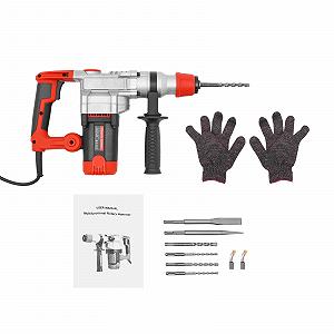 Перфоратор Owneed со сверлами 6 типов 2200Вт 360 градусов вращение цена на synthetic.ua - Фото 1 Перфоратор Owneed со сверлами 6 типов 2200Вт 360 градусов вращение synthetic.ua - Фото 1