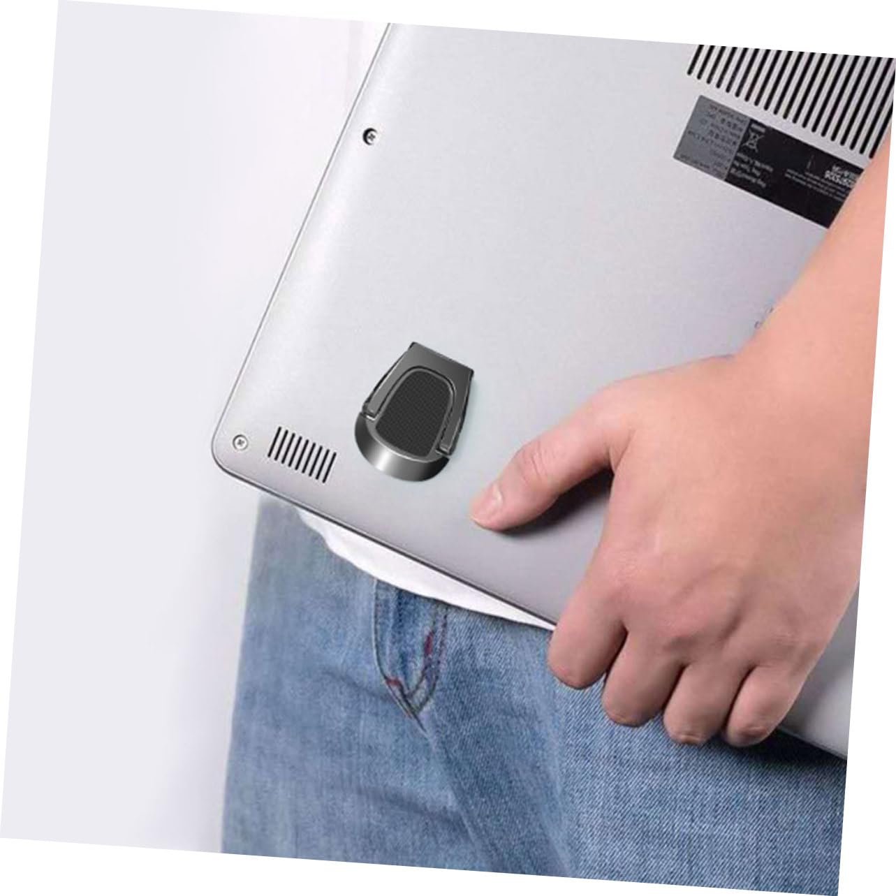 Пара Складных Подставок для Ноутбука Портативный Держатель для Ноутбука с Устойчивым Подъемом Эргономичный для Стола, фото №4 Пара Складных Подставок для Ноутбука Портативный Держатель для Ноутбука с Устойчивым Подъемом Эргономичный для Стола, фото №4